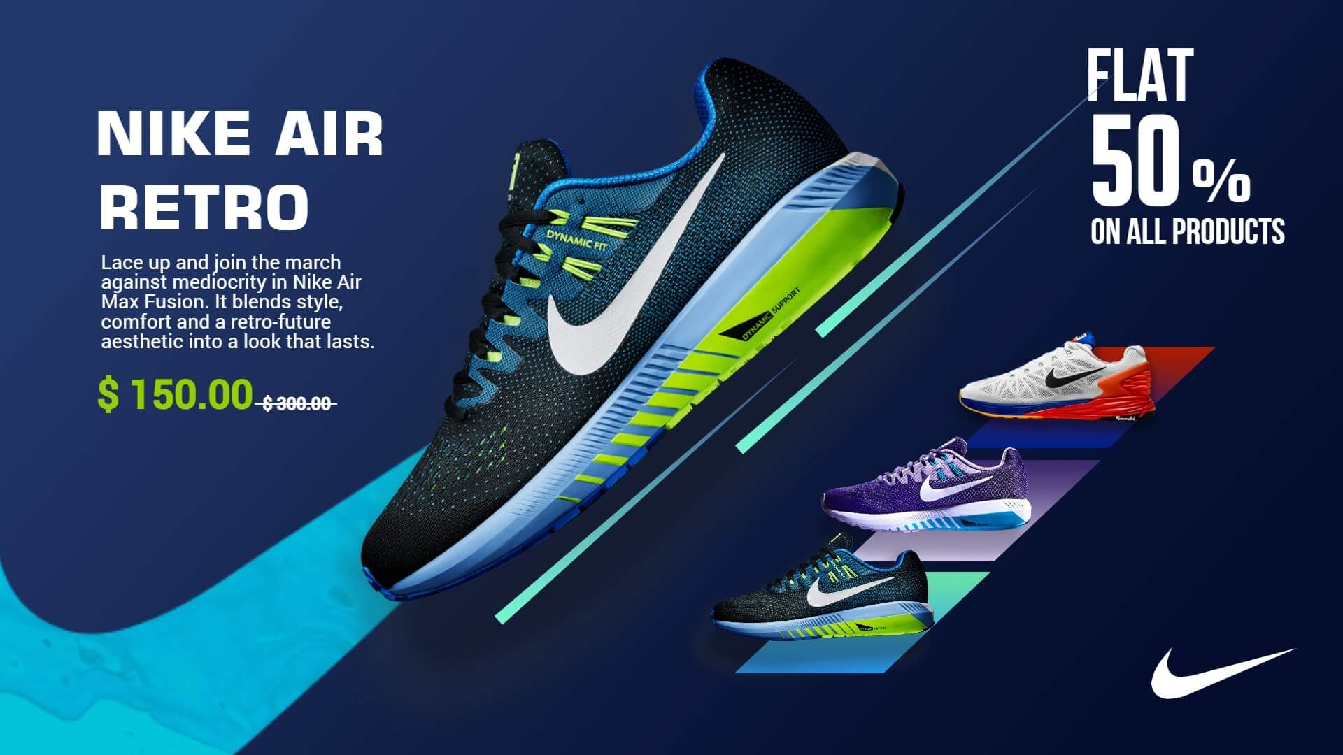 nike shoes sales templates